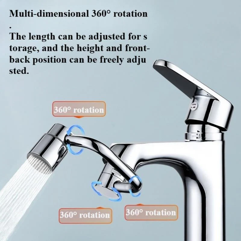 🚰 Upgrade Your Washing Routine✨ TTZZ 1440° Rotatable Faucet Aerator Extension - For Effortless, All-Angle Control!