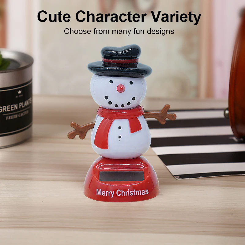 Solar-Powered Car Dashboard Toys