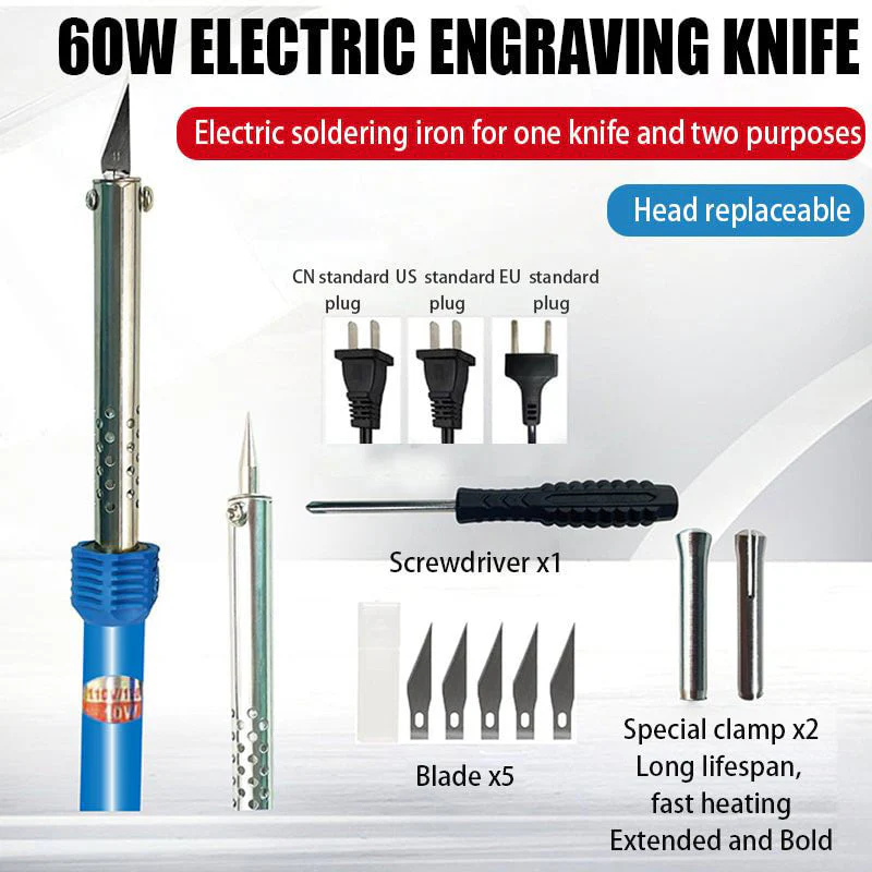 Externally Heated Electric Engraving Knife