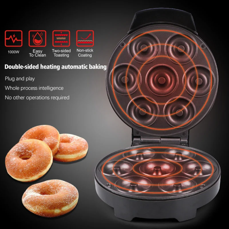 ⏳Time-limited Special⏰Electric Non-Stick Surface Mini Donut Maker🥯