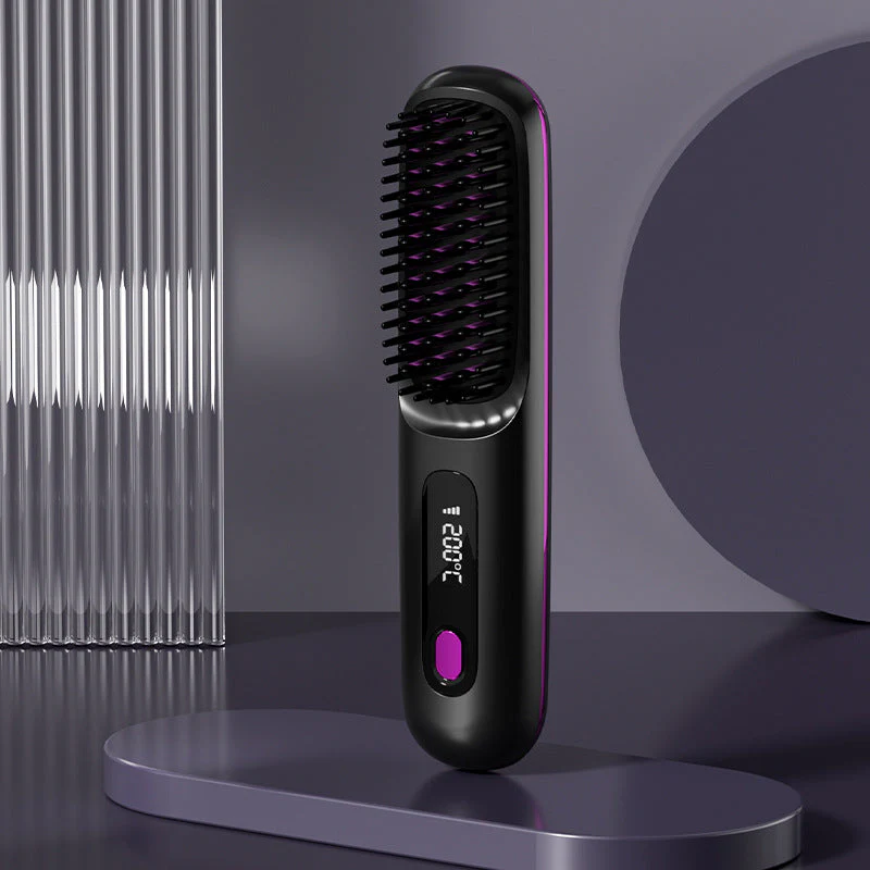 🔥Summer Hot Sale 40% Off🔥Wireless Ceramic Heating Hair Straightening Comb