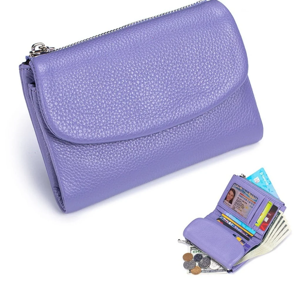 ⏰Unisex-Geldbörse aus Kieselleder🔥