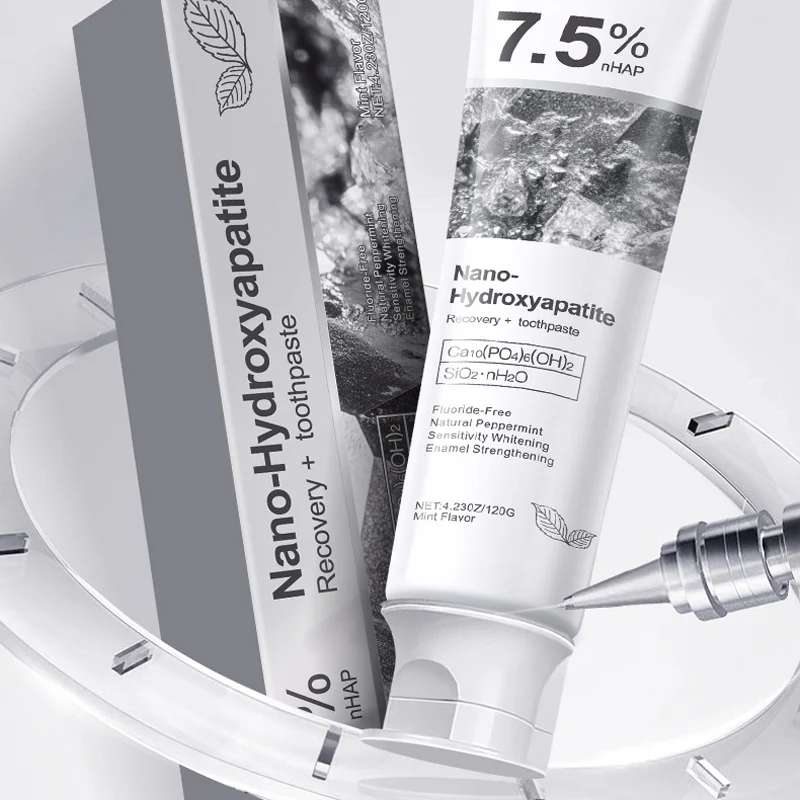 🦷【Regenerating toothpaste for teeth whitening】7.5% nano hydroxyapatite | Removes stains and whitens teeth within 7 days while repairing tooth enamel and adsorbing pigments without damaging teeth.