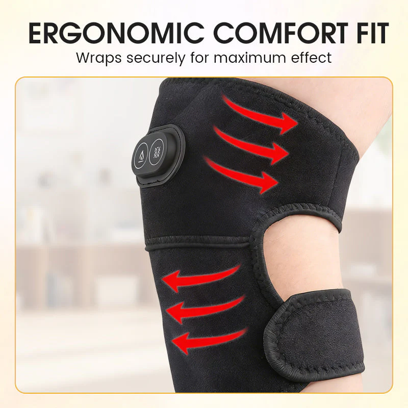 Heated Vibrating Knee Brace Massager