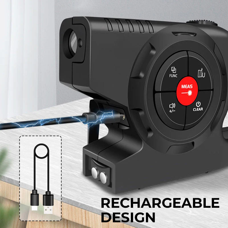 🔥HOT SALE  50%OFF🔥3-in-1 Rechargeable Smart Digital Laser Measuring Tape