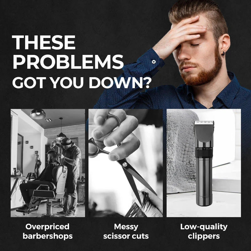 🎁 Hot Sale 50% OFF 🔥Household Digital Display Professional Electric Hair Clipper Set