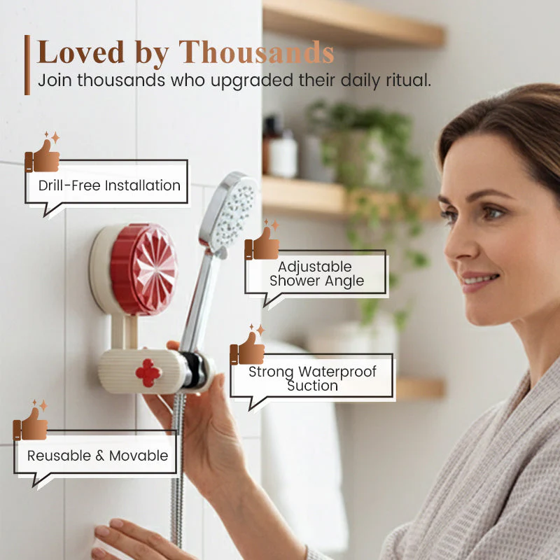 🖤Black Friday Big Sale 50% OFF🔥Drill-Free Wall Mount Shower Wand Holder
