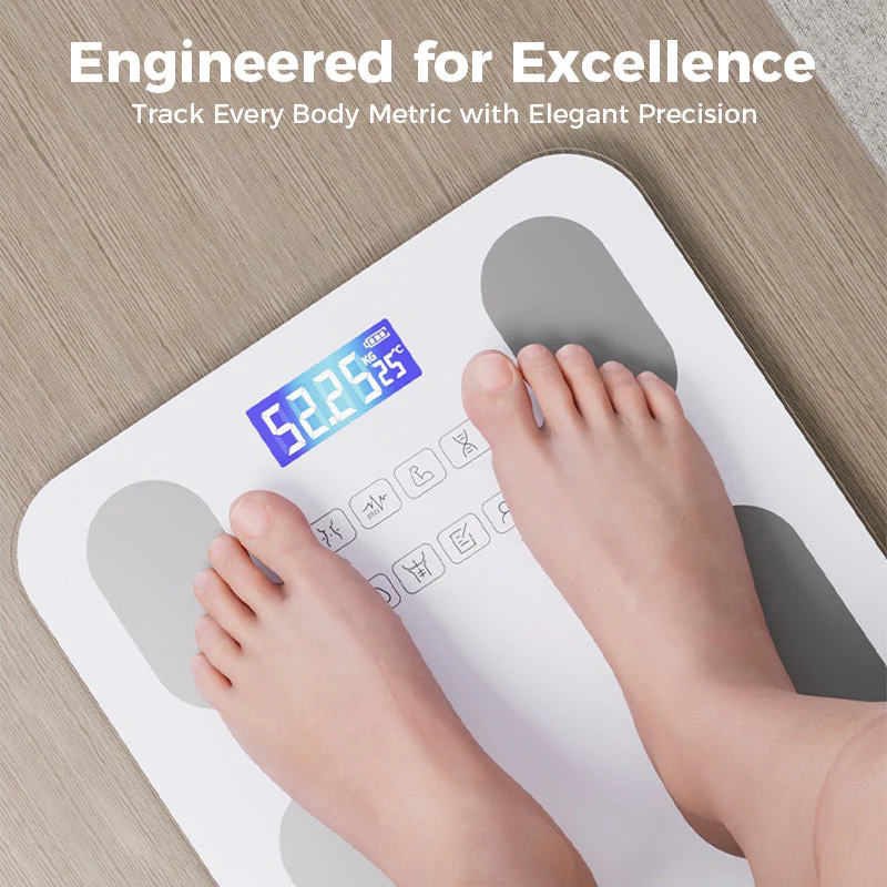 Smart Body Fat Scale with LCD Display