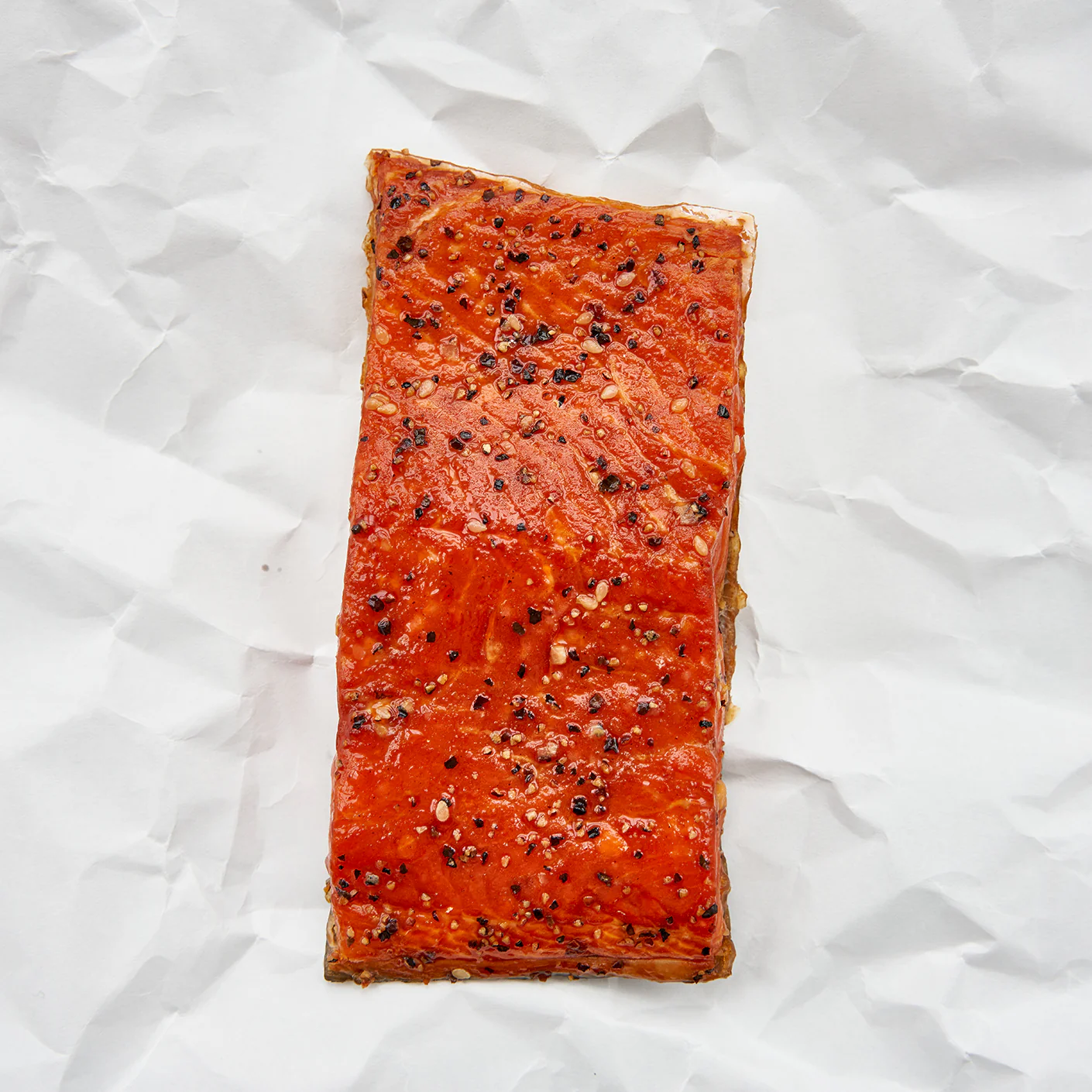 Smoked Coho Salmon with Cracked Pepper