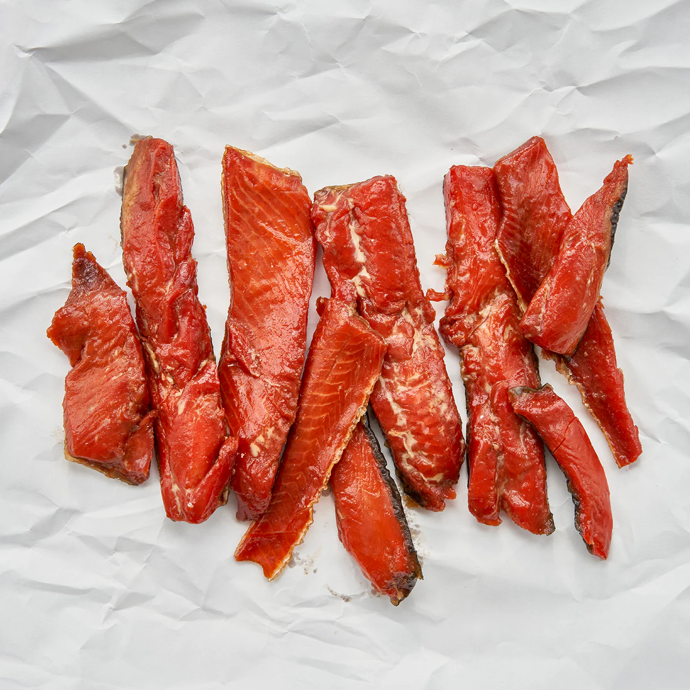 Smoked Sockeye Salmon Candy Strips