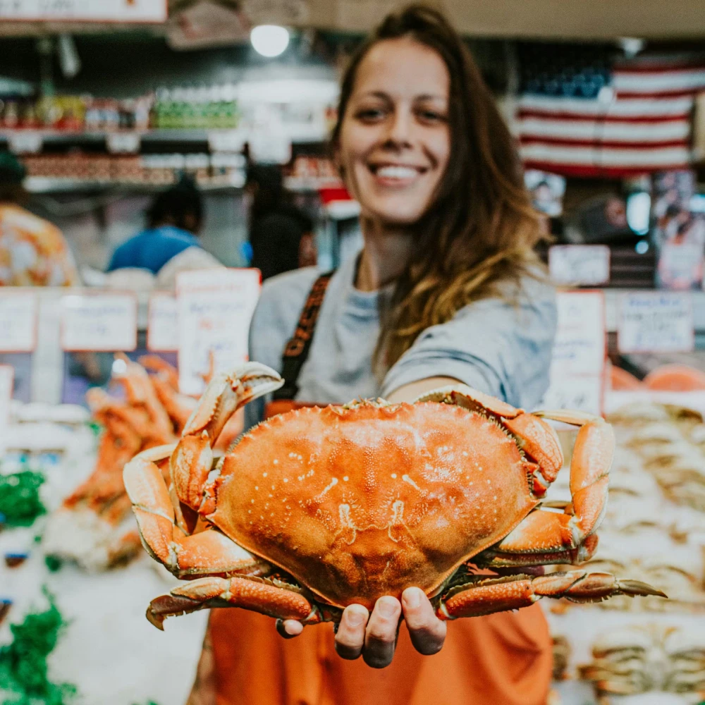 Dungeness Crab - Whole, Cooked, Wild